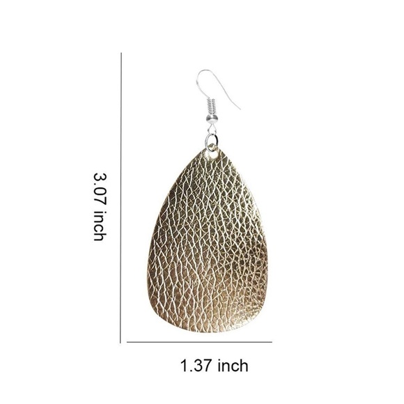 Set of 16 leather earrings A - Picture 4 of 4